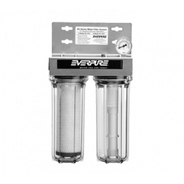 Everpure EV979782 - SC10-11 Water Filtration System, Twin Head, 10 