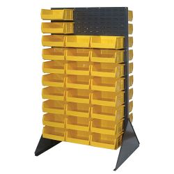 Louvered Slotted Shelving Unit